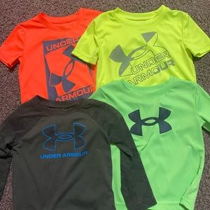4 under armour 24 months shirts